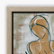 Cadre chêne clair pour tableau toile