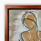 Cadre noyer pour tableau toile