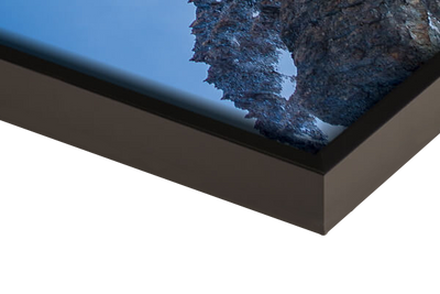 Cadre noir mat pour tableau toile