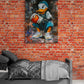 Chambre ado, tableau Donald Duck, style street art.