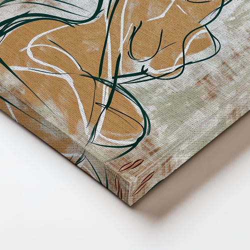 Bordure miroir pour tableau toile