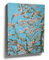 Impressionist cherry blossom painting for minimalist living room decor