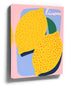 Pop Art Lemon Canvas Wall Art for Modern Kitchen Decor