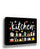 Colorful kitchen utensils with 'Kitchen' text on black canvas wall art