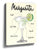 Margarita Cocktail Recipe Kitchen Wall Art Poster – Modern Kitchen Decor