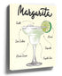 Margarita Cocktail Recipe Kitchen Wall Art Poster – Modern Kitchen Decor