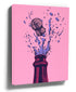 Pop art champagne bottle kitchen wall art for industrial kitchen decor