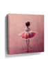 Scandinavian kids room wall art - pink tutu ballerina canvas