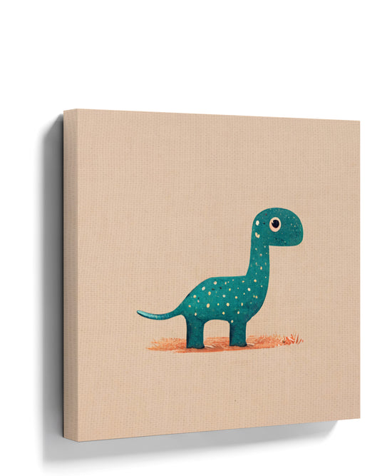 Minimalist nursery wall art, diplodocus baby dinosaur print