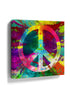 Psychedelic Multicolor Peace Sign Wall Art