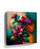 Abstract pink flower bouquet canvas wall art for living room