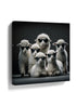Sheep with sunglasses wall art for minimalist living room decor