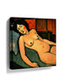 Artistic reclining nude woman canvas wall art for minimalist bedroom