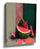 Watermelon slices canvas wall art in contemporary graffiti style