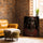 Woman portrait with intense gaze canvas wall art for industrial brick living room