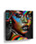 Vibrant multicolor street art portrait of a woman – graffiti canvas wall art