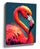Pop Art Pink Flamingo Wall Art for Contemporary Living Room Decor