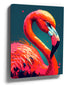 Pop Art Pink Flamingo Wall Art for Contemporary Living Room Decor