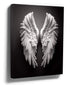 White Angel Wings Canvas Wall Art for Minimalist Living Room Decor