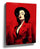 Retro pin-up wall art featuring a glamorous woman with a cigarette, perfect for minimalist living room decor