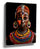 Maasai woman portrait photo print with beaded necklaces, color photography wall art