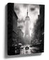 Black and white rainy New York City street with the Empire State Building - wall art print