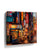 Tokyo wall art – neon-lit Japanese alleyway at night, in-room styled view