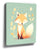 Cute pastel fox nursery wall art for Scandinavian kids room decor