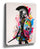Multicolored Roman gladiator graffiti street art canvas wall art