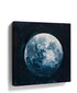 Nursery wall art: kids moon canvas, Sweet Starry Dreams, styled in-room lifestyle shot