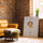 Leo zodiac lion wall art print - baby horoscope poster for industrial-style living room decor