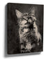Punk cat vintage wall art poster for industrial teen bedroom decor