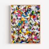 Poster abstrait explosion de couleurs - L'énergie joyeuse qui réveille les murs
