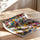 Poster abstrait explosion de couleurs - L'énergie joyeuse qui réveille les murs — Vierge - poster-enroullé — passe-partout blanc