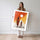 Poster Africain - Marche au soleil levant, chaleur et lumière — Vierge - poster-femme-debout — passe-partout blanc