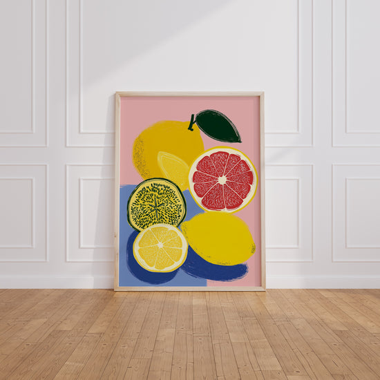 Poster Agrumes - Fraîcheur acidulée pour une cuisine pleine de peps — Vierge - living-room