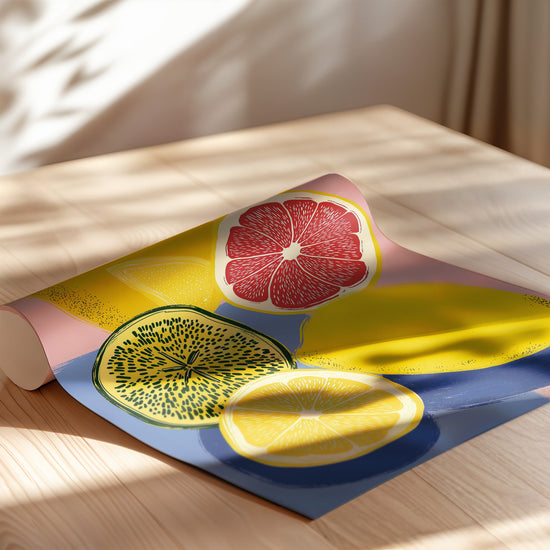 Poster Agrumes - Fraîcheur acidulée pour une cuisine pleine de peps — Vierge - poster-enroullé