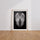 Poster Ailes d'ange - Douceur céleste et pureté apaisante — Vierge - living-room — passe-partout blanc