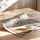Poster Allah - Calligraphie dorée sur marbre nacré — Vierge - poster-enroullé — passe-partout blanc
