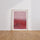 Poster Amour abstrait - Douceur rose et rouge pour un intérieur tendre — Vierge - living-room — passe-partout blanc