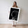Poster Astronaute - Solitude contemplative en noir et blanc — Vierge - poster-femme-debout — passe-partout blanc