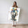 Poster Bébé éléphant - Douceur aquarelle et ballons colorés — Vierge - poster-femme-debout