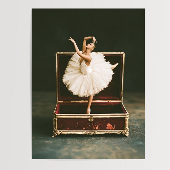 Ballerina Poster – product presentation (unframed)