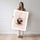 Poster Ballon de foot - Croquis vintage et passion du terrain — Vierge - poster-femme-debout — passe-partout blanc