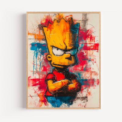Bart Simpson Poster – Pop-Art Style fürs Jugendzimmer