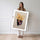 Poster Basquiat - Visage pop aux cheveux de frites en cuisine — Vierge - poster-femme-debout — passe-partout blanc