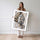Poster Bouddha - Le calme d'un visage en pleine méditation — Vierge - poster-femme-debout — passe-partout blanc