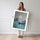 Poster Bouddha - Silhouette apaisée sous la lune des montagnes — Vierge - poster-femme-debout — passe-partout blanc