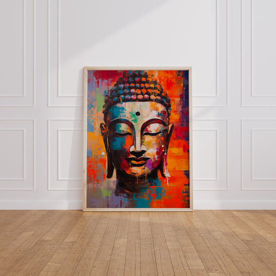 Poster Bouddha - Un souffle de sérénité pour votre intérieur — Vierge - living-room