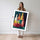 Poster Bouteilles vintage - L'esprit bistrot des années 50 — Vierge - poster-femme-debout — passe-partout blanc